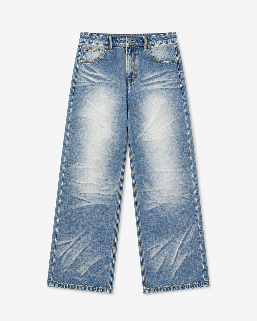 Semi Distress denim jeans