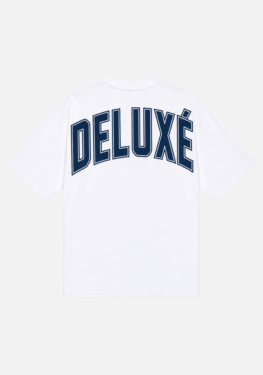 Navy Arch T-shirt (White)