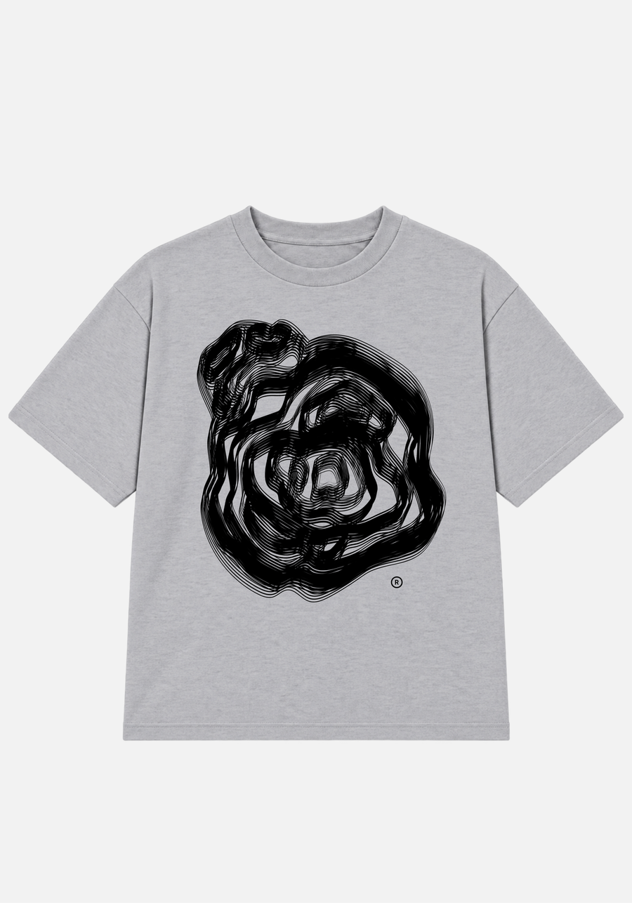 Gray Wavy T-shirt