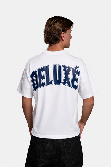 Navy Arch T-shirt (White)