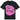 Pink Wavy Tee (Black)