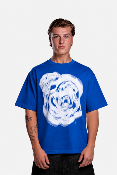 Blue Wavy T-shirt