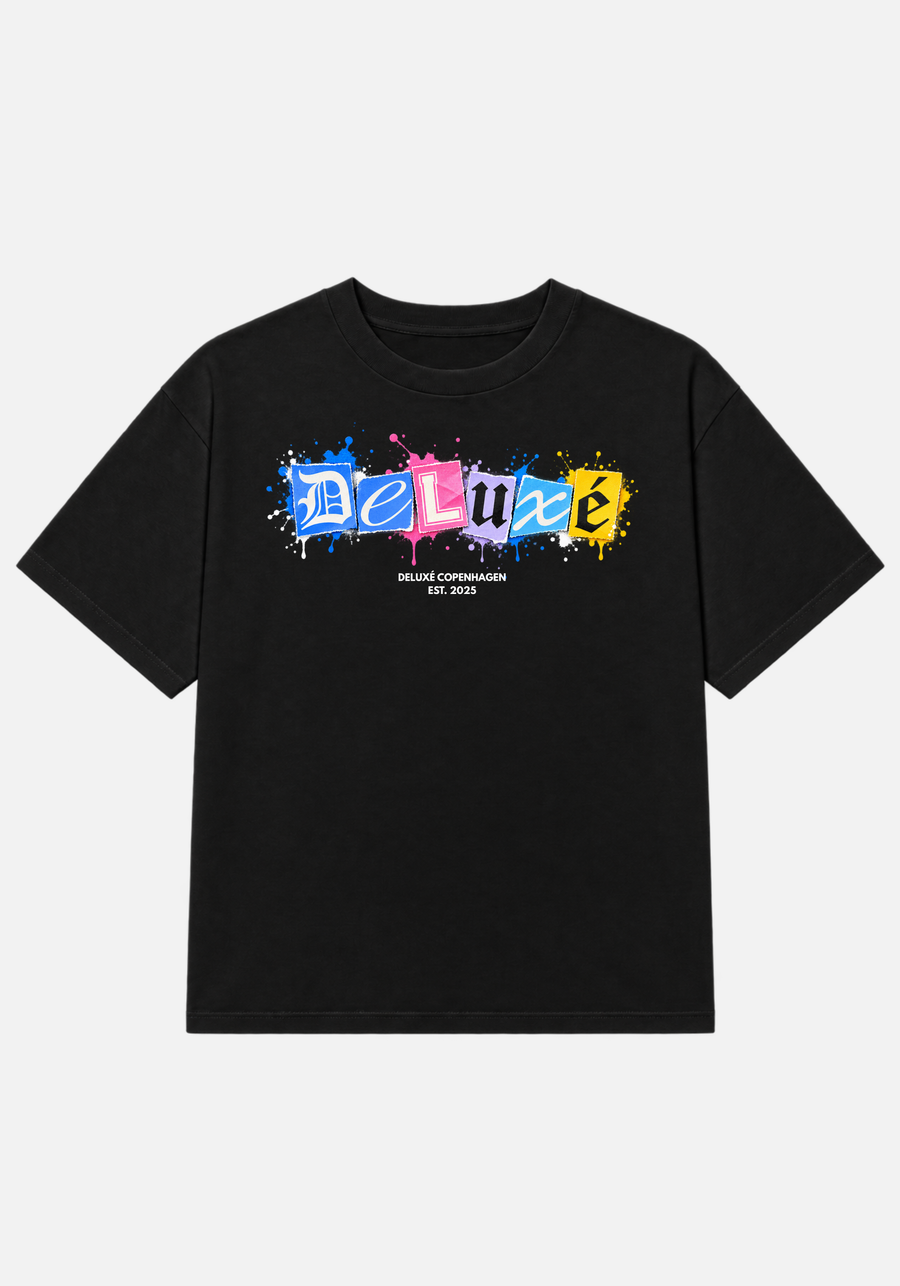 Paint Splatter T-shirt (Black)