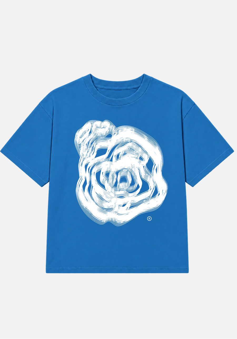 Blue Wavy T-shirt