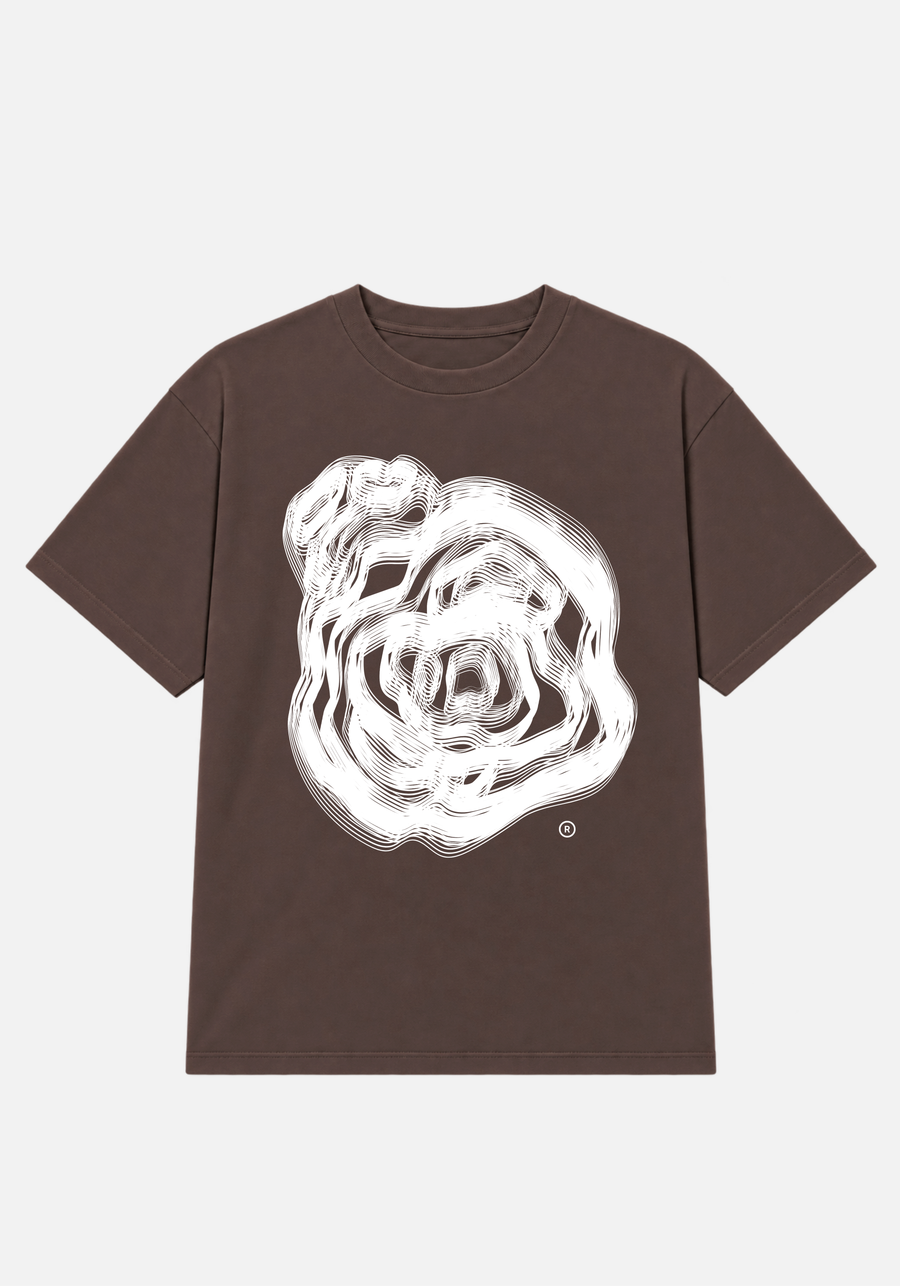 Brown Wavy T-shirt